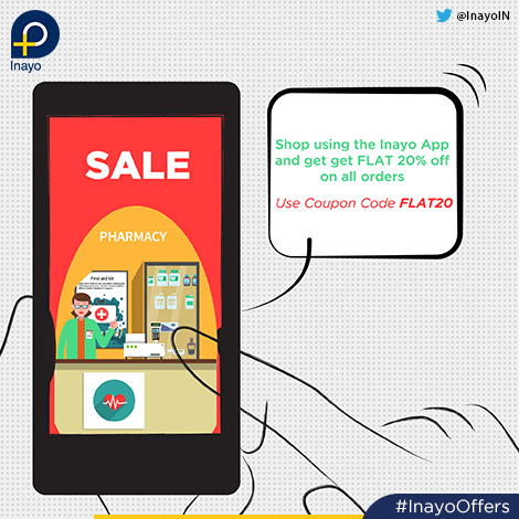 InayoIN's tweet photo. When was the last time you bought your medicines on a discount? It's time to switch to Inayo. #InayoOffers https://t.co/r7cwlAeWoG