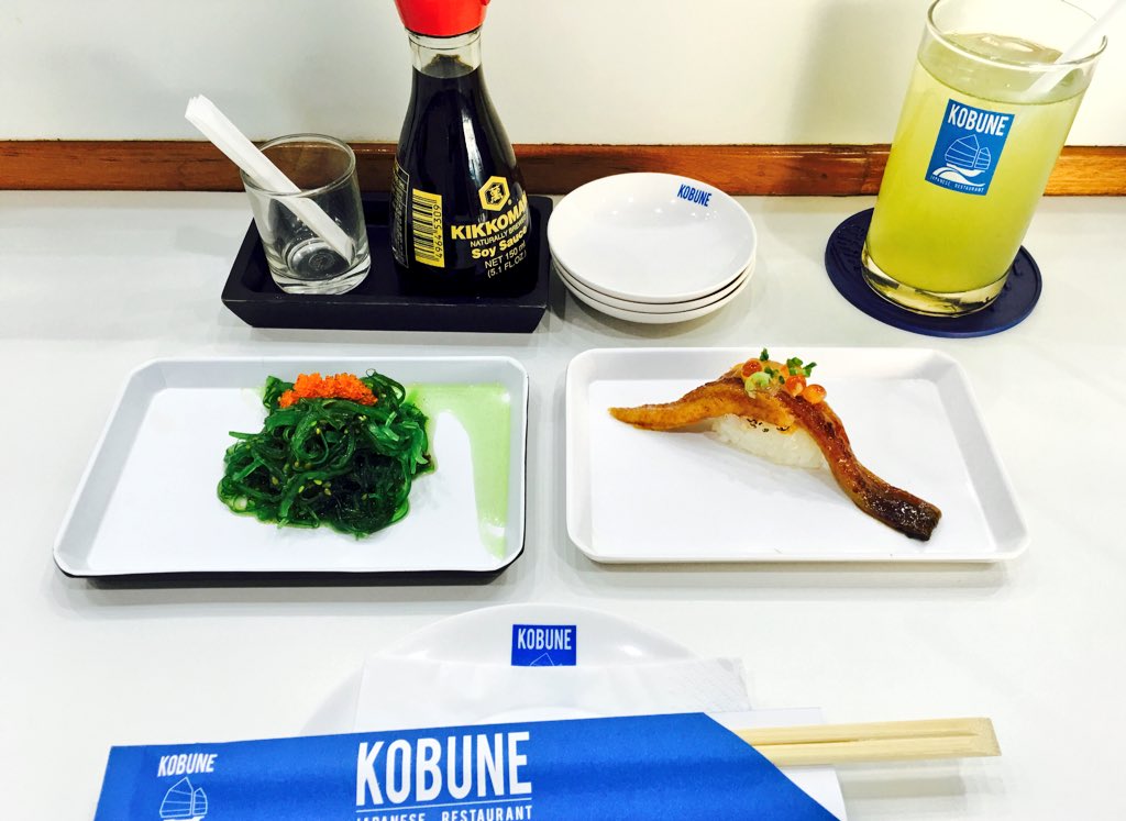 ToommengT's tweet photo. หม่ำส่งท้ายปีกับแซลมอนอาบุริด้ง อุนางิ ปลาไหลทะเล และยำสาหร่าย #Kobune @aroii #อร่อยบอกต่อ #อร่อยไปแดก #อร่อยข้ามปี https://t.co/xW9xvNr64v