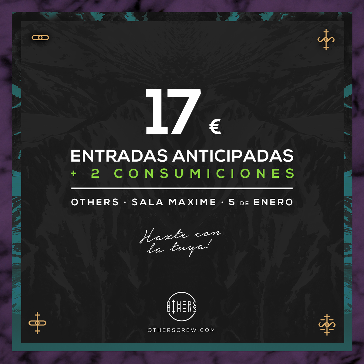 #HAZTE CON LA TUYA!! entradasatualcance.com/others-sala-ma…

#NocheDeReyes #Maxime otherscrew.com