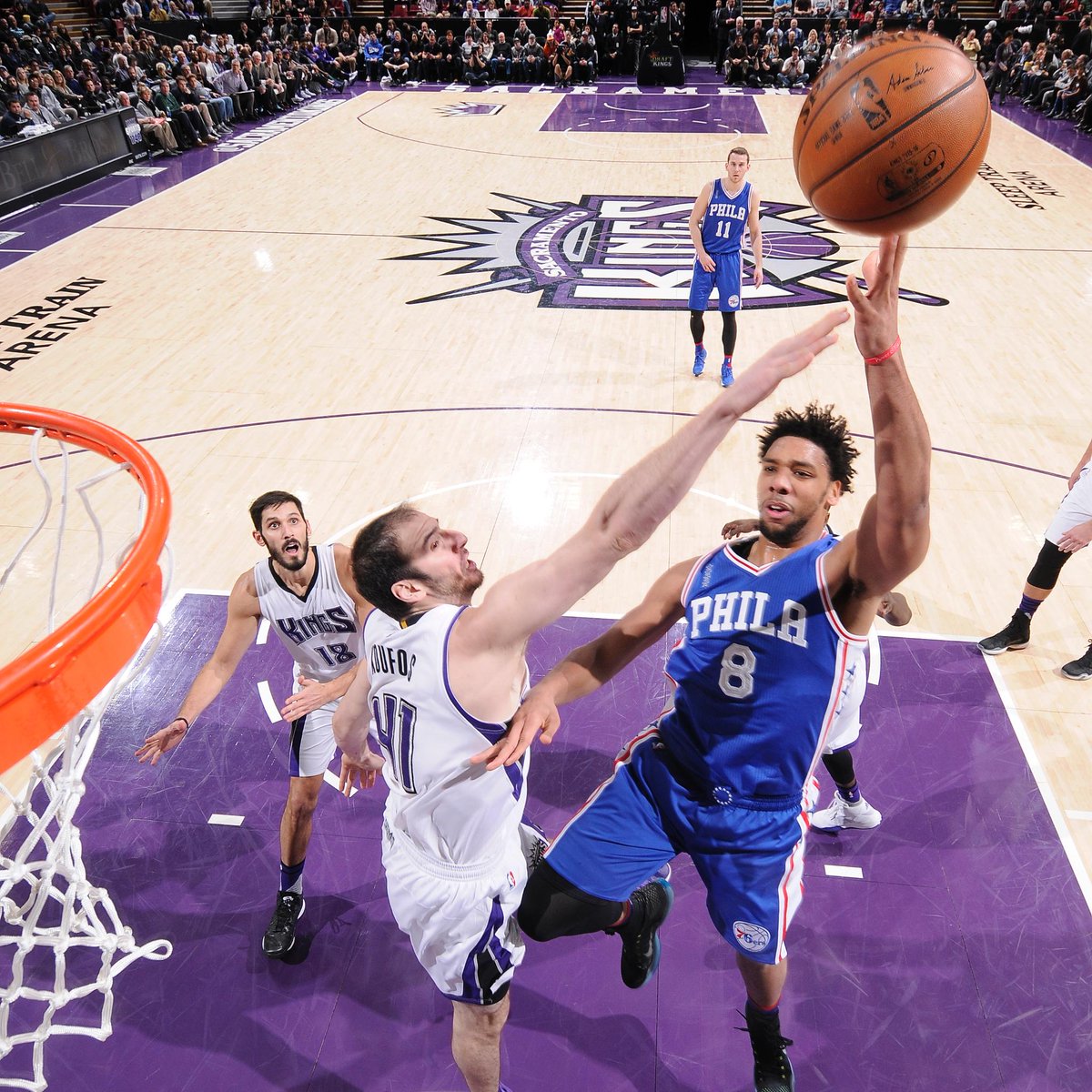 76ers gain 3rd win of season, beating Kings, 110-105. Philly never