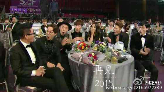 JSJTWSunflower's tweet photo. #2015SBS연예대상  The winner of the Excellence Award Variety 
Ji Suk Jin 
Why you so surprised? 😂😂😂
CR as logo https://t.co/padlYvWLGS