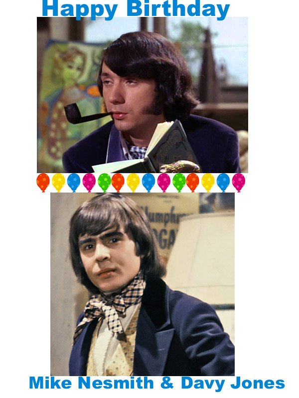 Happy Birthday Mike Nesmith & Davy Jones! Davy\s Equine Memorial Fund is worthy cause:  