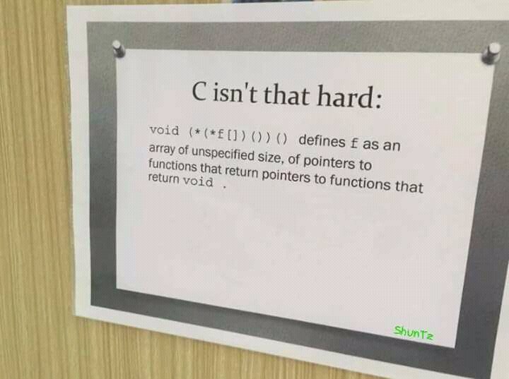 TheBubblyRebel's tweet image. How many of you believe this? Lol #CDevelopers #C Cause I personally find C hard.. :D hehehe