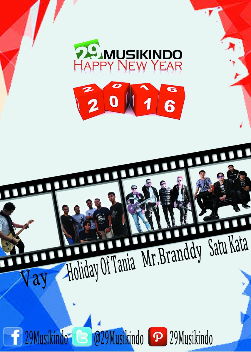 Segenap staff and artist 29Musikindo mengucapkan #HappyNewYear2016 berkah buat kita semua.Amin