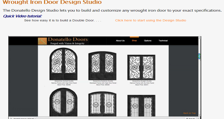 #Build and #customize any #wrought_iron_door to your specifications. See our video tutorial bit.ly/1IqVCDZ