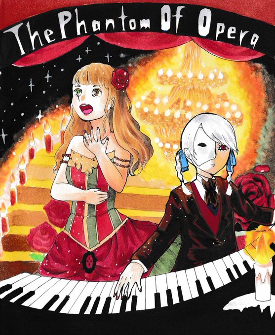 オペラ座の怪人のtwitterイラスト検索結果 古い順