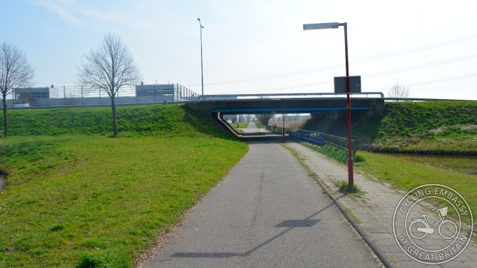 Seven well-lit bike lanes