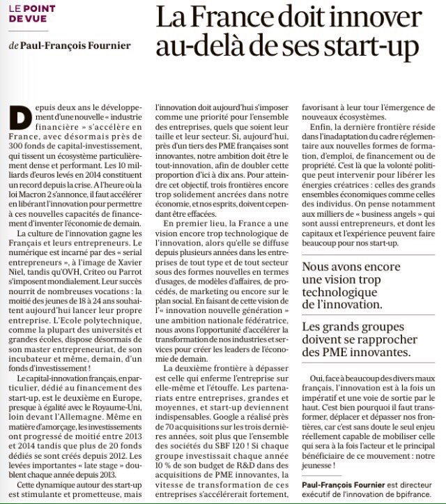 LFIARD's tweet photo. La France doit innover au delà de ses start-up . #Pme #ETI RDV le 14 janvier https://t.co/5XmK9rh5AT #edfutur https://t.co/9EB4GB5ejB