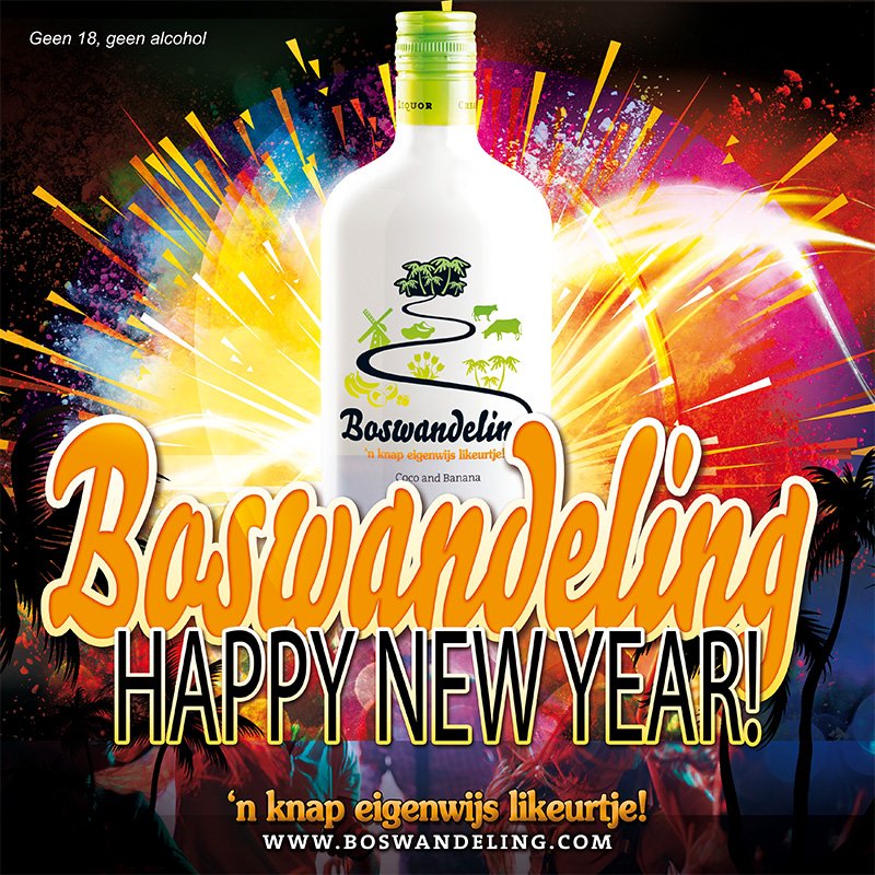 Boswandeling wenst je een gelukkig nieuwjaar!