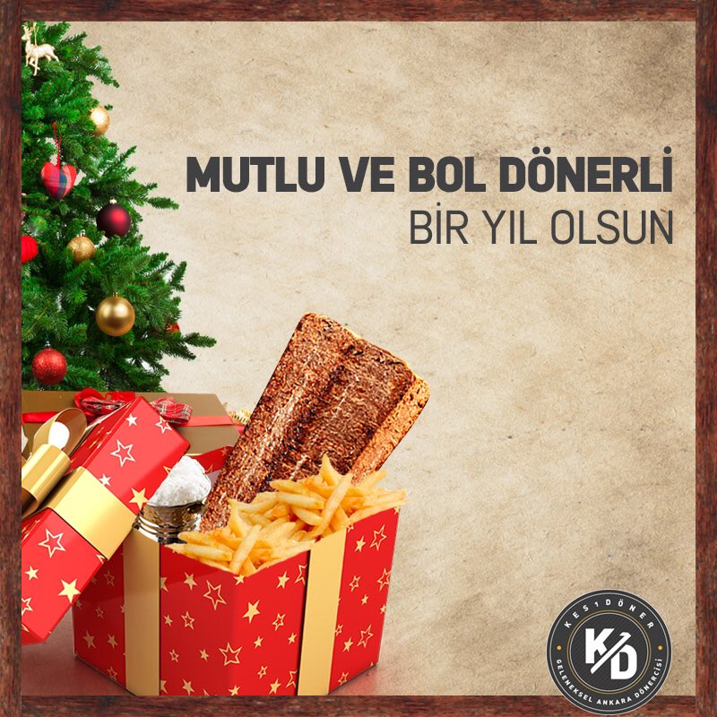 kes1doner's tweet photo. Mutlu, eğlenceli, keyifli, lezzetli ve bol dönerli bir yıl geçirmenizi dileriz😌

#kes1 #kes1döner #2016 https://t.co/YnblKymPcs