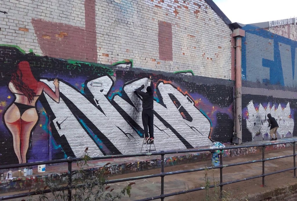 NEROKTATTOO's tweet photo. LAST WALL OF 2015 #tattoo #nerok #neroktattoo #style #practicehours #lettering https://t.co/ymFIRxYaYX