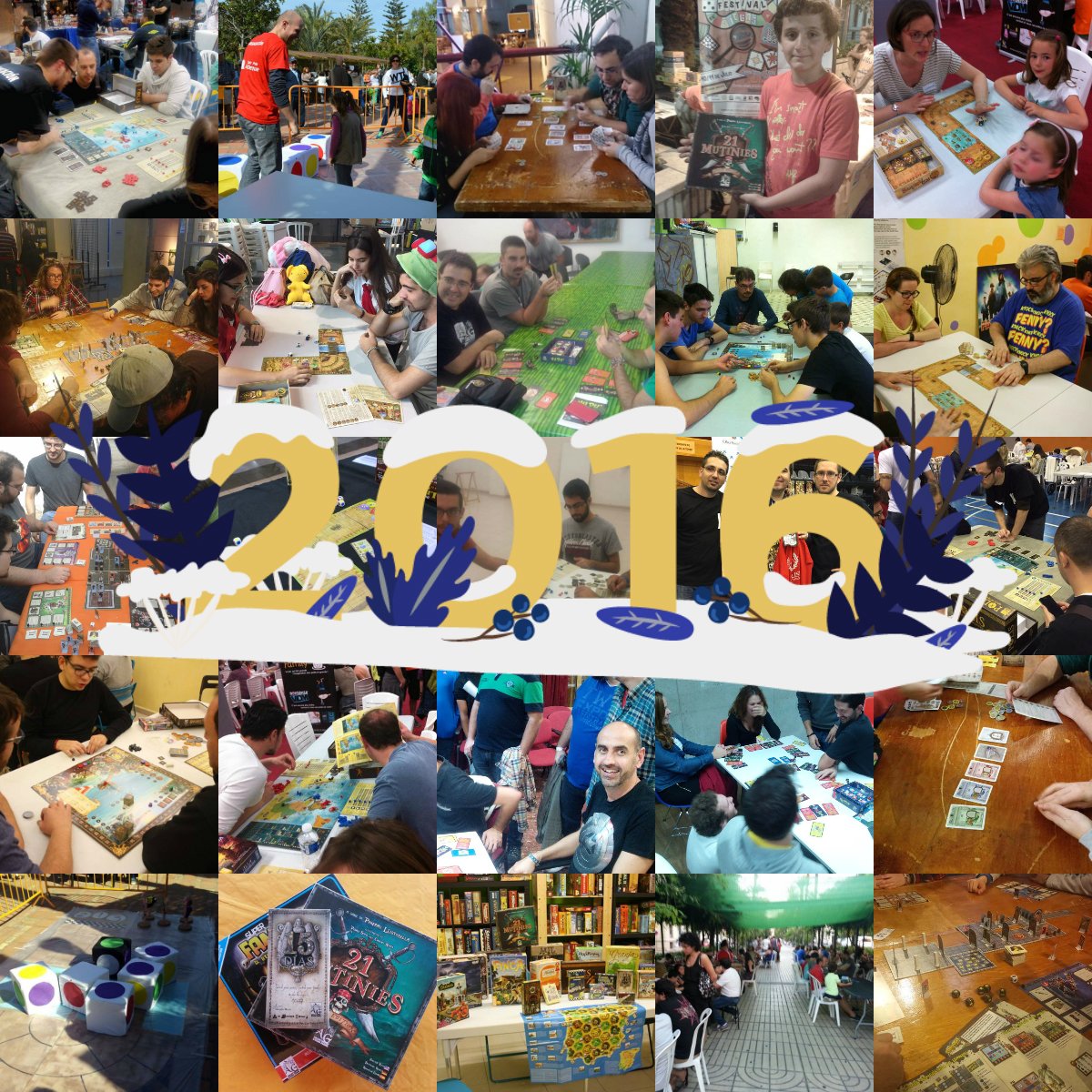 ¡Feliz año 2016! (a ver si esta vez sí que sí) #Feliz2016 #AsylumGames #Juegosdemesa #Adios2015