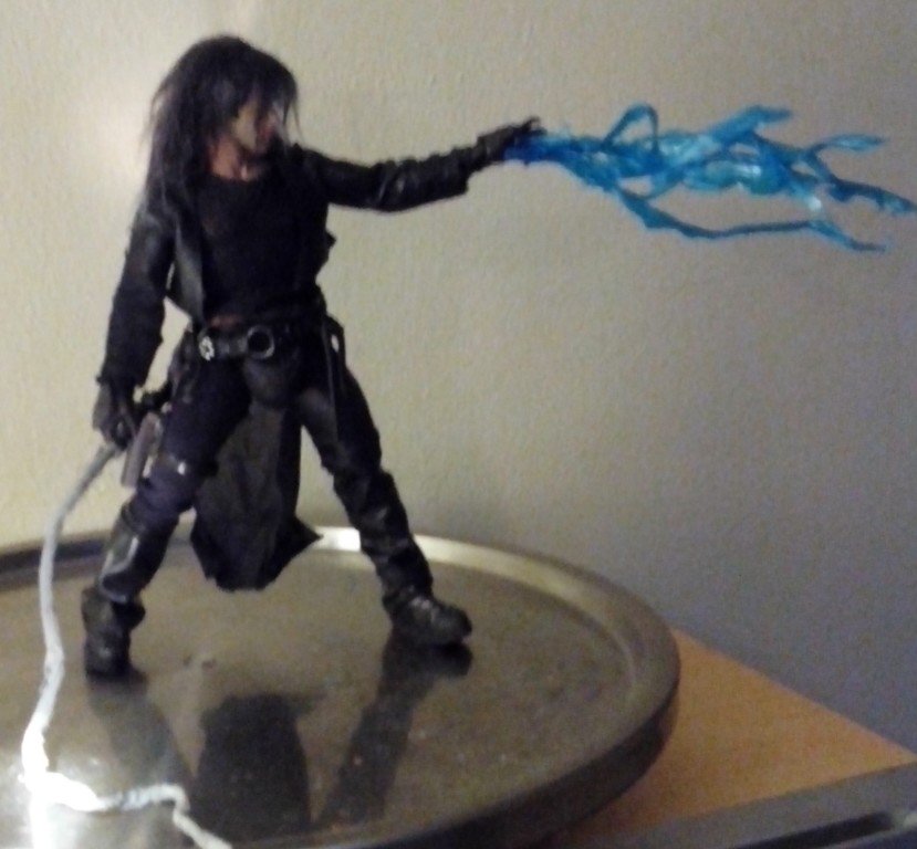 ValenSinn's tweet image. @starwars test shot #forcelightning #lightsaber / #disruption #lazerwhip / #TheSaberBuster #starwars8