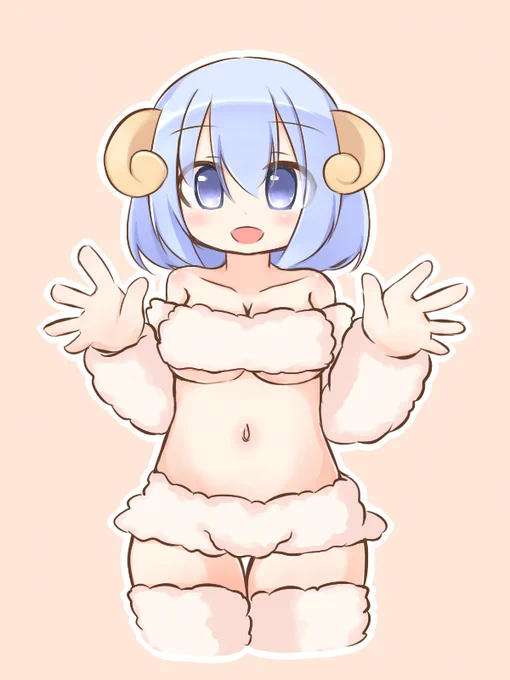 今年も皆様には大変お世話になりました。来年もよろしくお願いいたします。乳納めもとい描き納めで羊なシズク。 