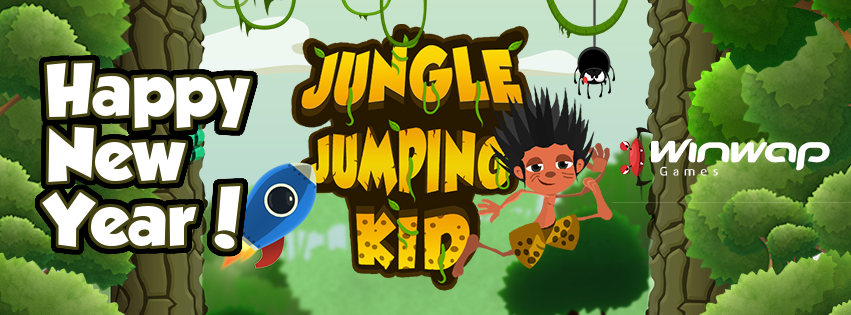 JJKgame's tweet photo. Happy New Year!  #JJK #JungleJumpingKid #Android #Game
Competitions and more at https://t.co/3QTodCVfjq https://t.co/FApihgorRl