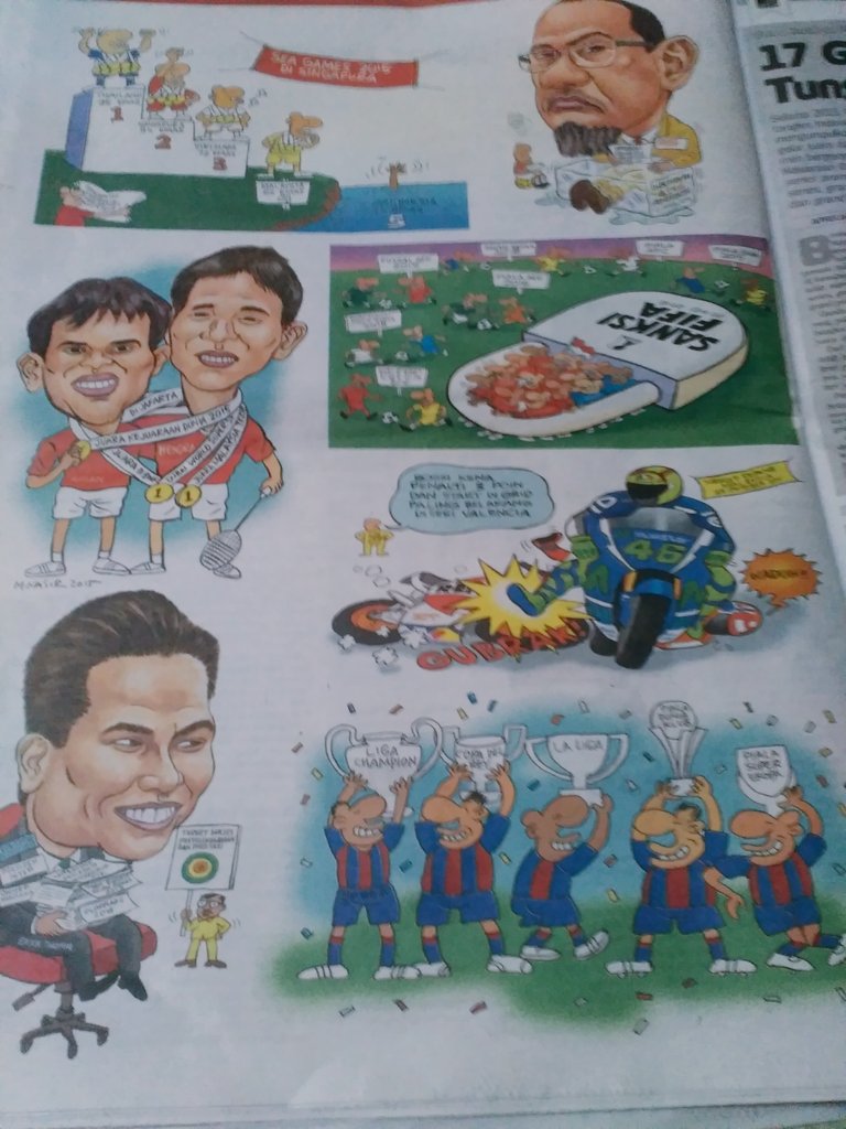 GOODminton On Twitter Karikatur Olahraga Selama 2015 Tabloid BOLA