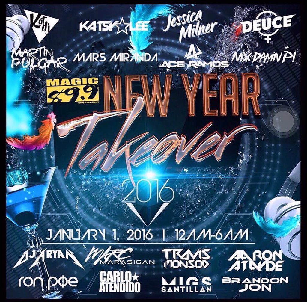 DYORCollectiv3's tweet photo. #MagicNewYear #TakeOver899 in full effect 12mn-6am! From your Take Over family, HAPPY HAPPY NEW YEAR! 🎉🎉 https://t.co/cIEZ1kEJ8H