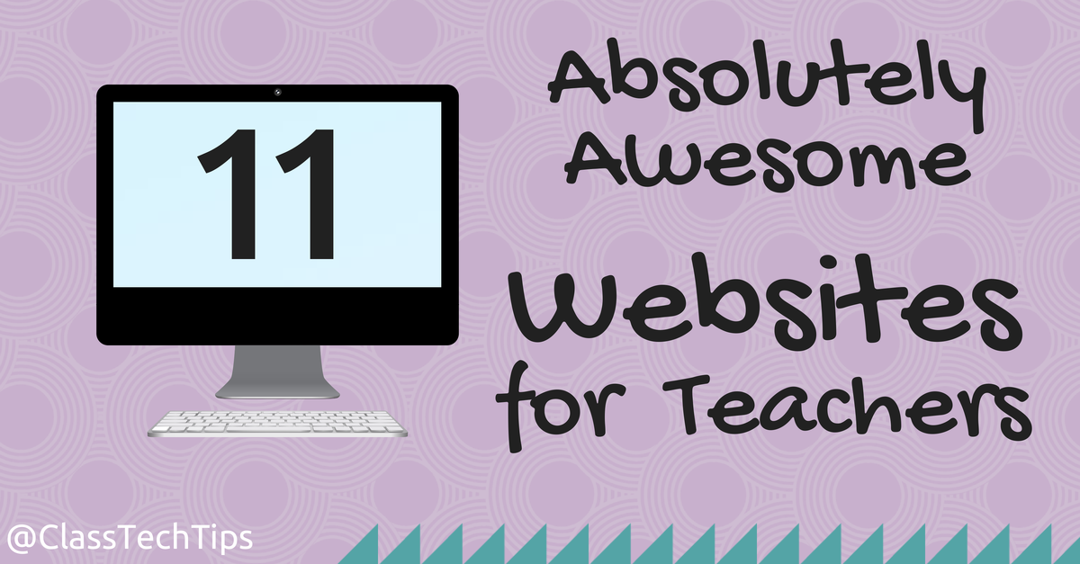 ClassTechTips's tweet image. 11 Absolutely Awesome Websites for Teachers - from @TEDEd to @LearnZillion #edtech wp.me/p42mcK-Uc