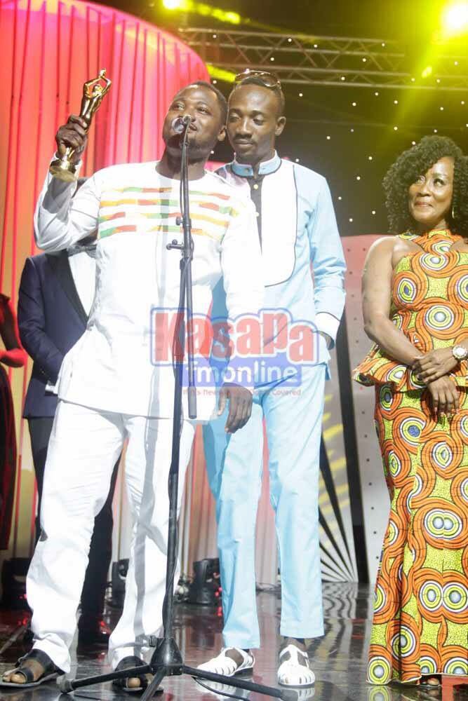funnyfacegh's tweet photo. TO GOD BE THE GLORY.. Dedicate dis awards to #FADDADICKSON #MRATOESSIEN #BOLARAY #PASTORAZIGIZA  #COWandChickenteam https://t.co/YY2BjhKCSv