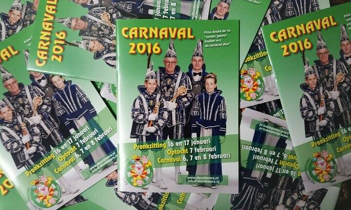 De nieuwe carnavalsboekjes zijn klaar! Onze leden en Groessenaren kunnen hun exemplaar een dezer dagen verwachten.
