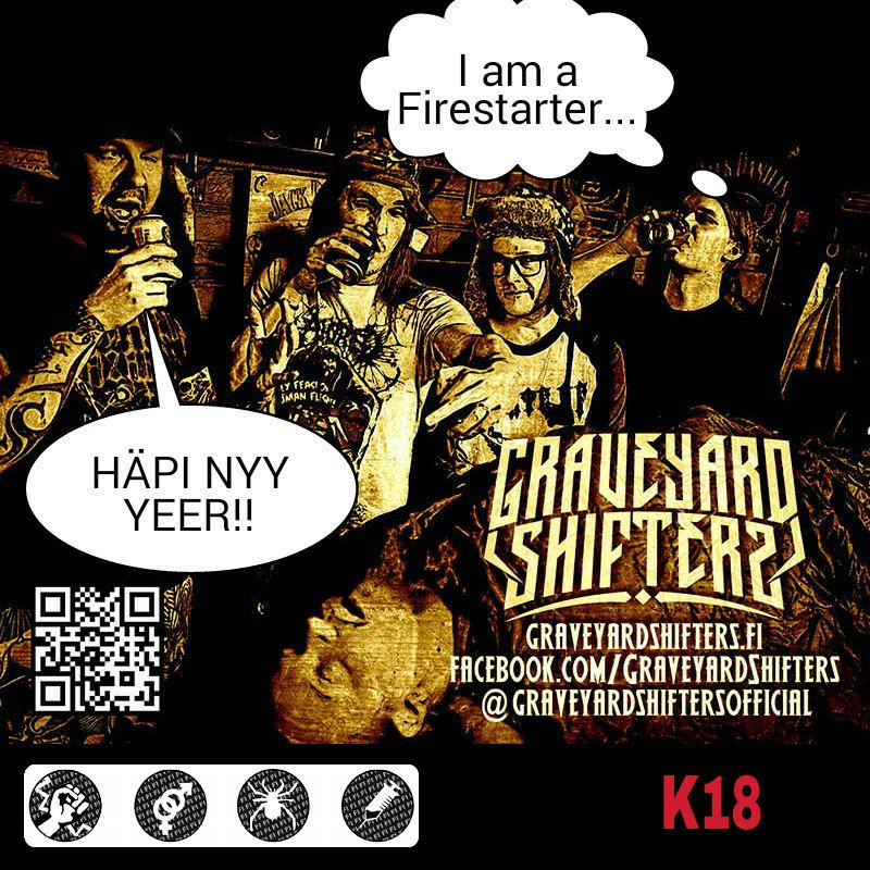 Graveyard Shifters on Twitter "HappyNewYear everyone! uusivuosi 