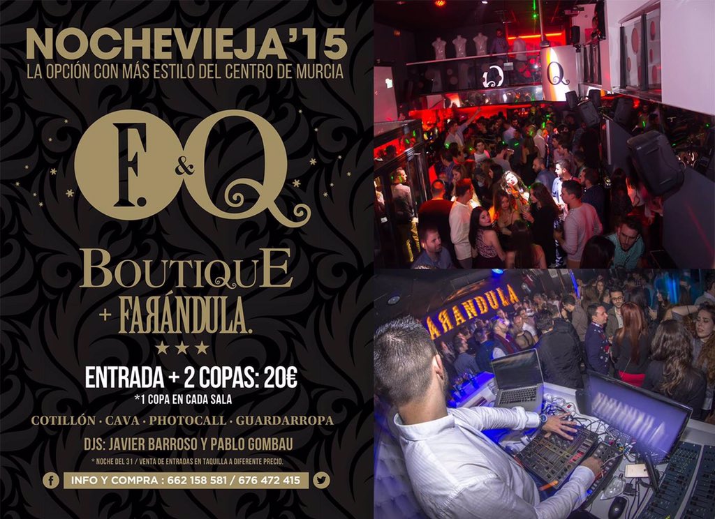 Ya está aquí noche vieja!!! Esta noche nos juntamos con <a href="/Boutique_Disco/">Boutique Disco</a> para que paséis una noche inolvidable !!!!