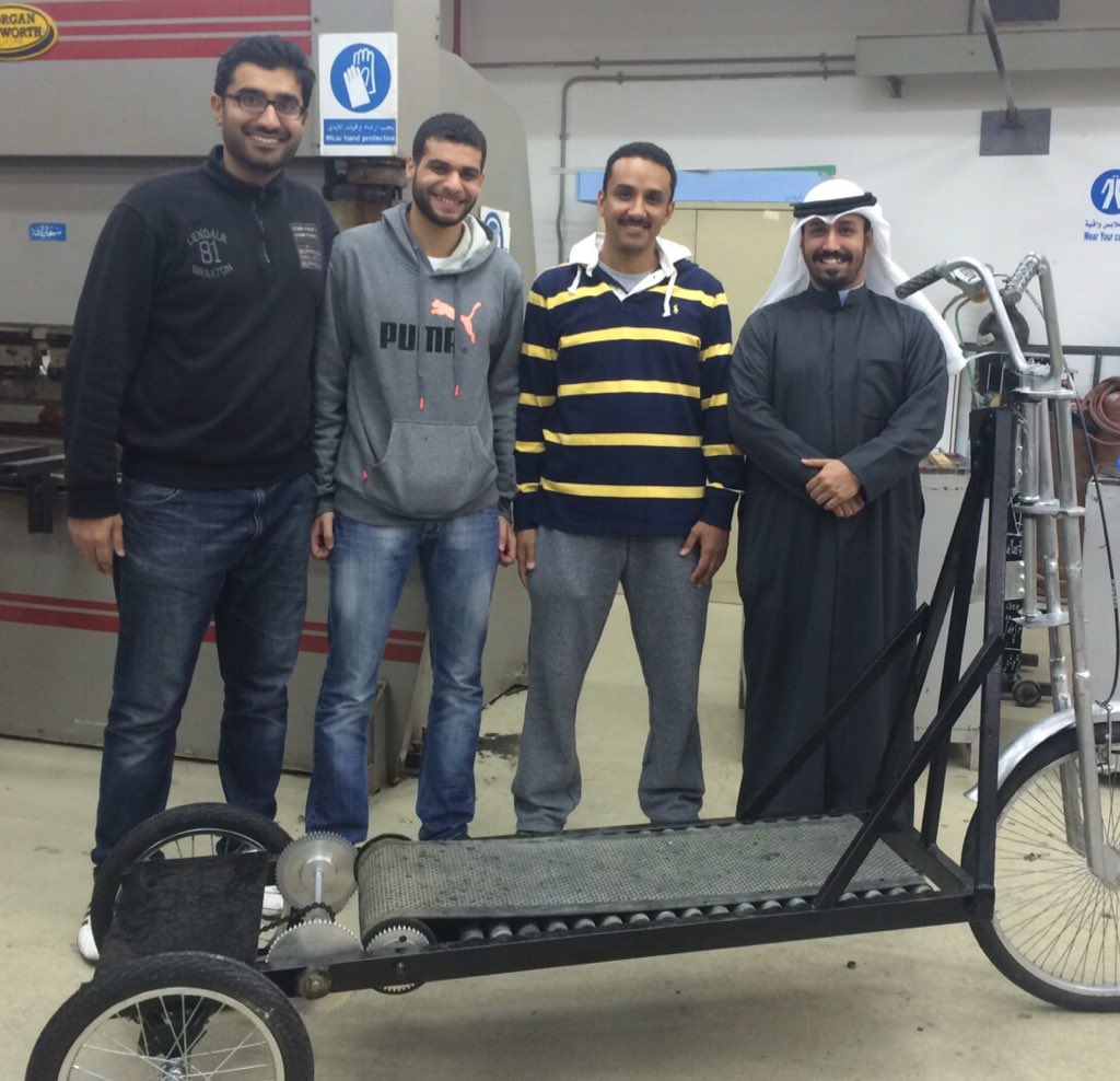 DR_BOFAISAL's tweet photo. Treadmill tricycle project by:
مهندس صهيب افتخار
مهندس خالد الصناديدي 
مهندس راشد الدريعي
@Khalid_sanadidi https://t.co/8qA7UJujCw