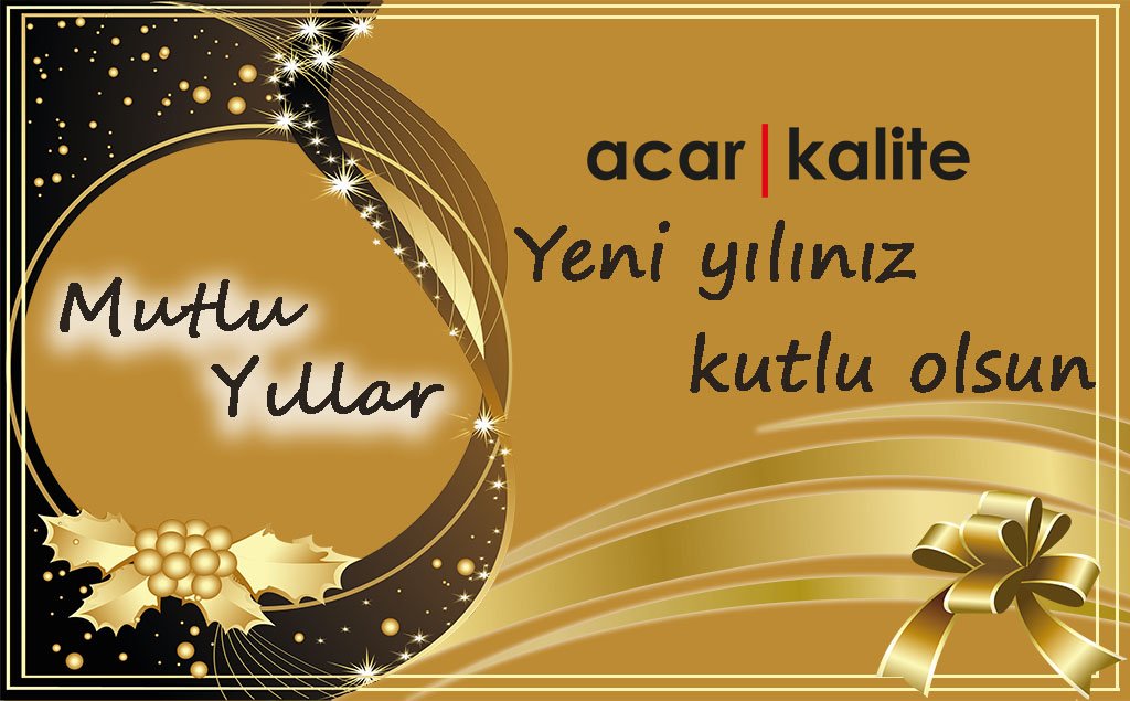 acarkalite's tweet photo. Mutlu Yıllar;
Acar Kalite Yönetim Sistemleri https://t.co/pmNw86SSwg