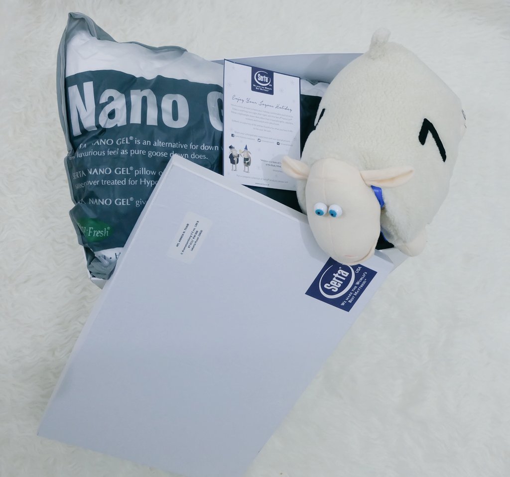 chachathaib's tweet photo. Thank you @sertamattressID kiriman nano gel pillownya! Akan tidur nyenyak sekali malam ini. Besok kirim kasurnya ya😘 https://t.co/80VN7haHfd