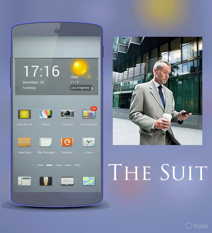 HolaLauncher's tweet photo. Time for an #Android #Psychology sesh - looks like we’ve got a suit here! #Hola @holaverse https://t.co/AqmfZLG9qY