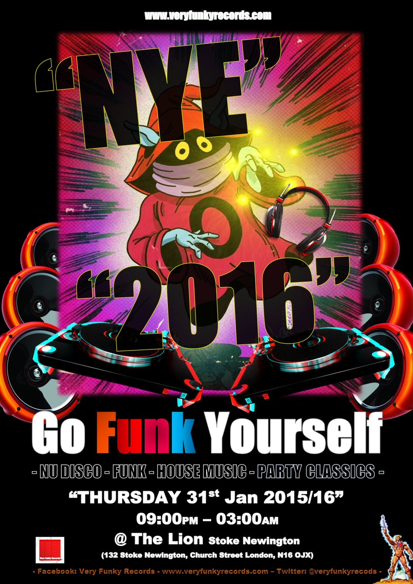 veryfunkyrecods's tweet photo. #GOFUNKYOURSELF
#NYE #PARTY
#NUDISCO
#HOUSE
#DISCO
#FUNK
#PARTYGROOVES
#FREEENTRY
#LDN
#VERYFUNKYRECORDS
@thelionn16 https://t.co/QNrvk2X4aO