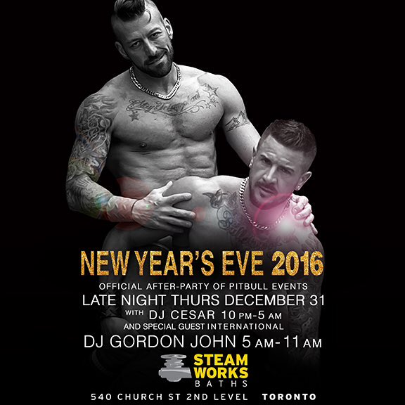 SteamworksTO's tweet photo. Ring in the #NewYear🎉 w/ us and #DJCesar, plus international #DJGordonJohn! https://t.co/SDBDODGMa8