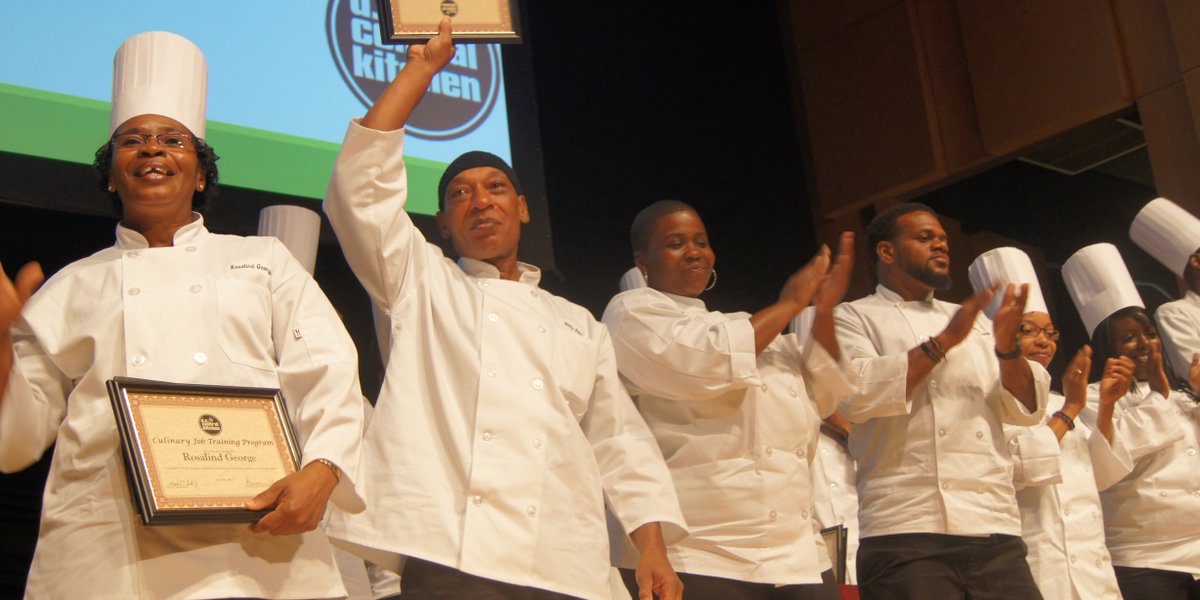 dcck's tweet image. #BestMemoriesOf2015: Graduating our 100th culinary job training class. #2015Highlights #class100