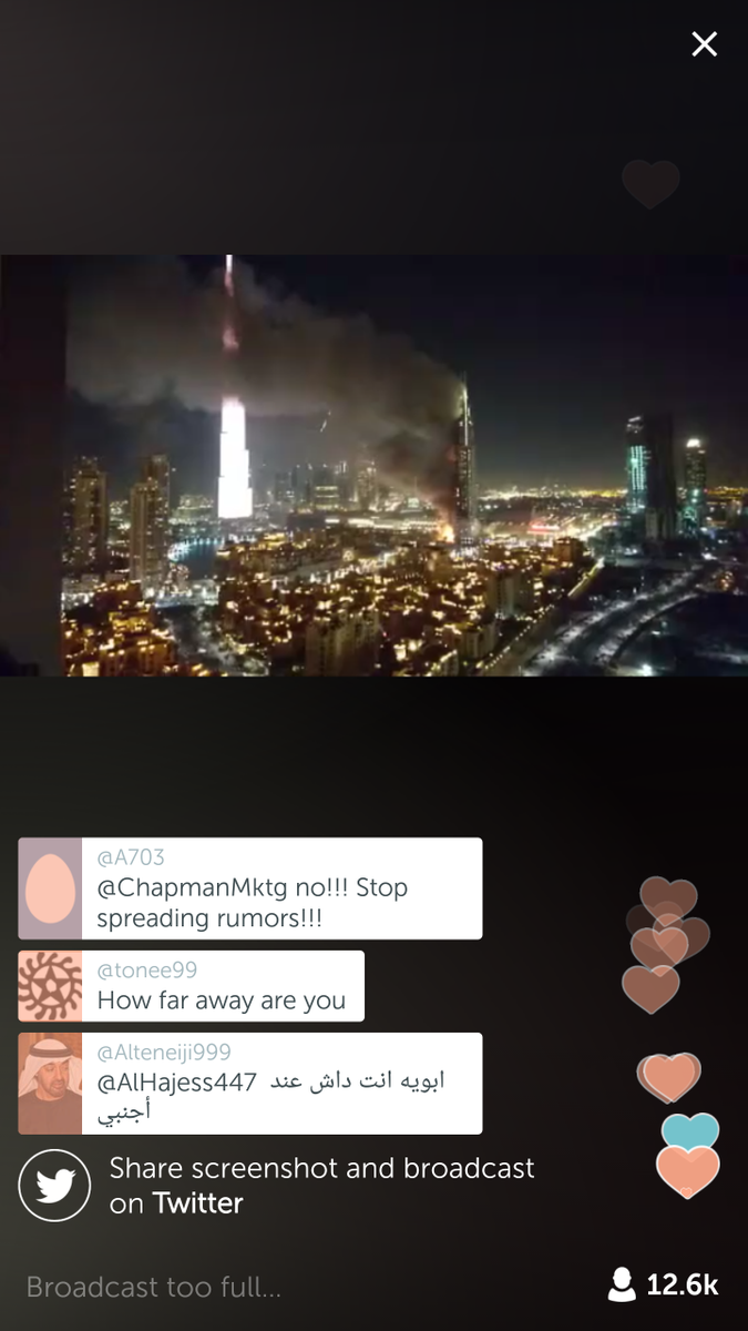 WeekendDiver's tweet photo. .@dearsina on #Periscope: Fire, Address Downtown Dubai https://t.co/8DmM0yr4qm https://t.co/FeILPet1Ef