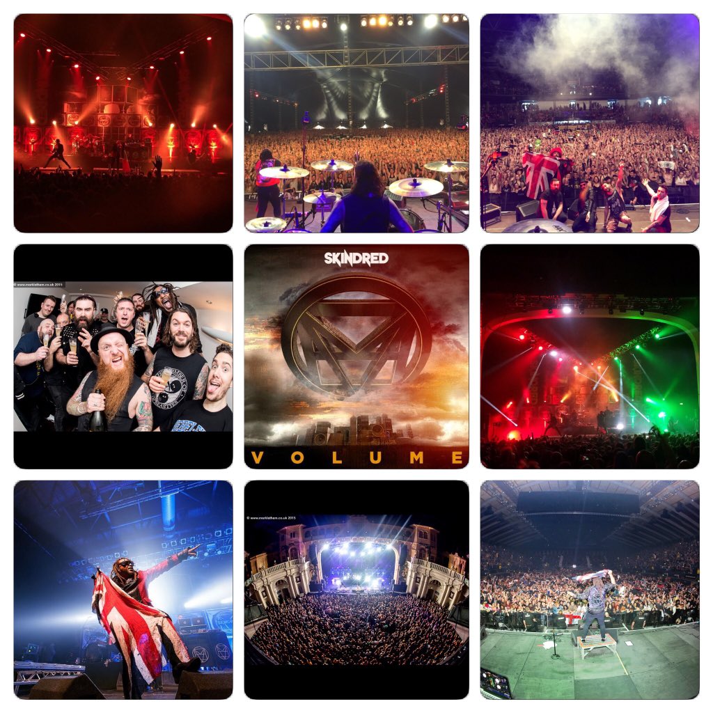 Skindredmusic's tweet photo. 2015 was an amazing year for us, thank you so much if you were a part of it! 2016 here we come! https://t.co/2dNjK1Kt7s