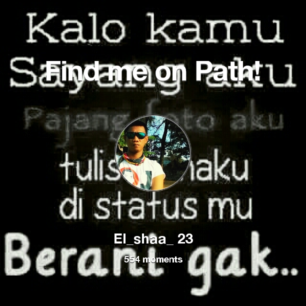 el_shaa_20's tweet photo. I've shared 554 memories with my friends on #Path - see them now at https://t.co/dLyc6lKcox! #thepersonalnetwork https://t.co/wTBqWYTmoe