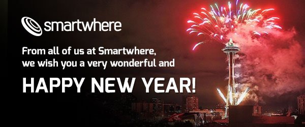 smartwhere's tweet image. Happy New Year from Smartwhere! Check out the Year in Proximity: smartwhere.com/proximity-mark… #mobilemarketing #ibeacons