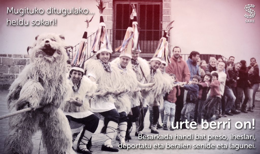 Gaur 00:00etatik aurrera Heldu sokari eta elkarbanatu! #MugituHarriak