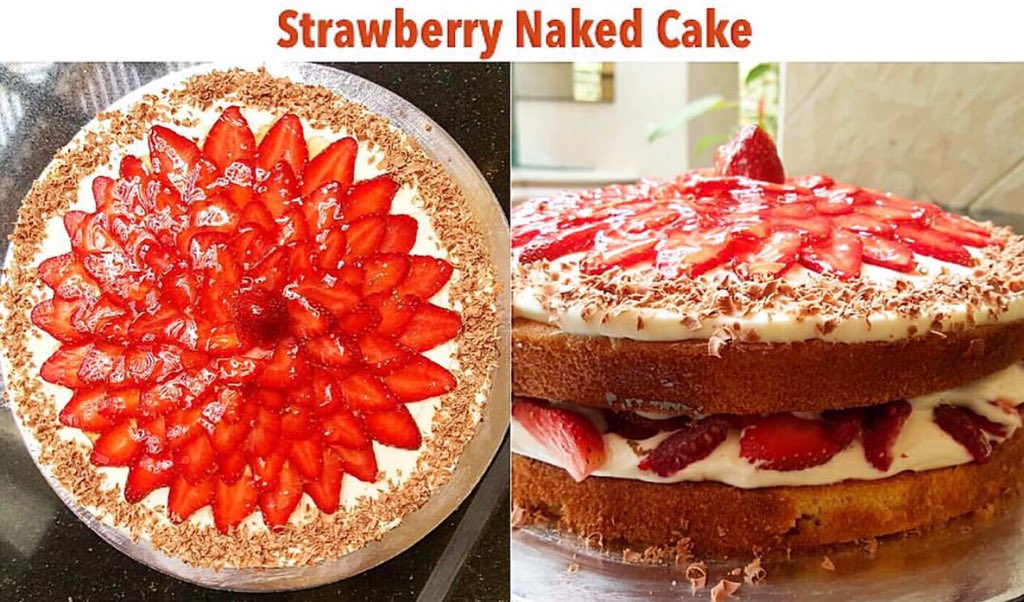 chikaliciousme's tweet photo. Anything is possible at Chikalicious! Strawberry naked cake! #chikaliciousme #dubai #myuae #mydubai #haveasweetday https://t.co/WJhnURcThA