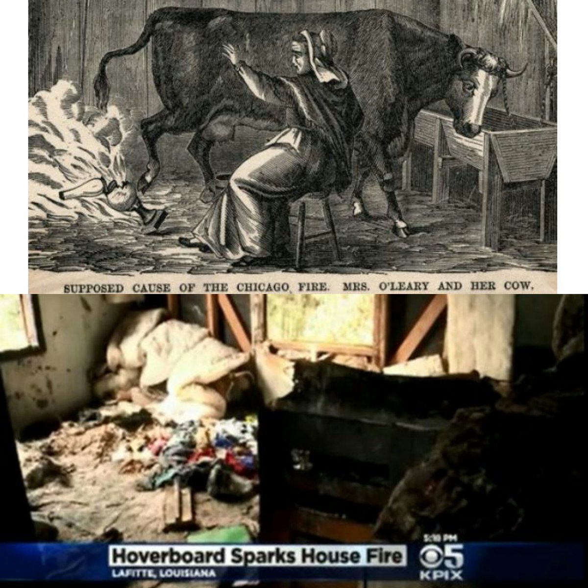 ManhattanFD's tweet image. Fire Safety through time
#CowProblems vs #HoverboardProblems