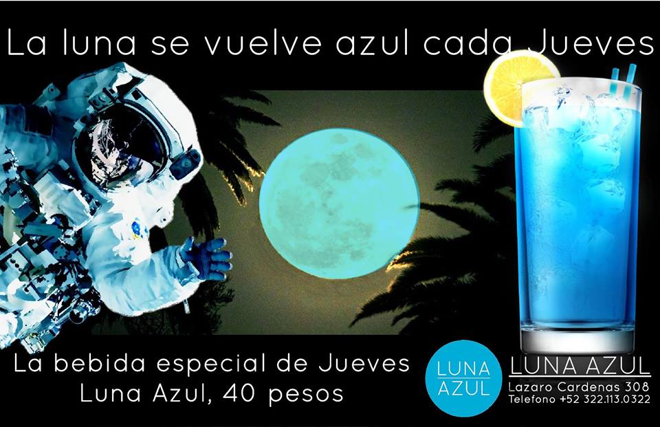 AzulPV's tweet image. On the last day of 2015, la luna se vuelve AZUL!  #PuertoVallarta #AmoPV #ShootTheMoon
