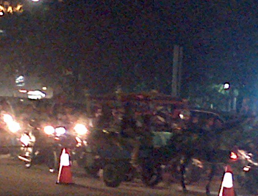 Suasana terkini seputaran citra raya padat merayap