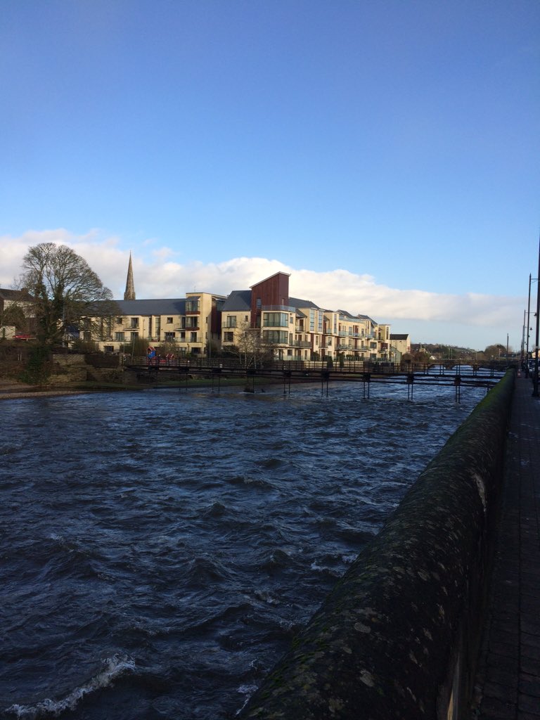 JP_Cork's tweet photo. #Bandon reopens for business following #StormFrank #flooding  #Cork https://t.co/v3Lds7Qhuy