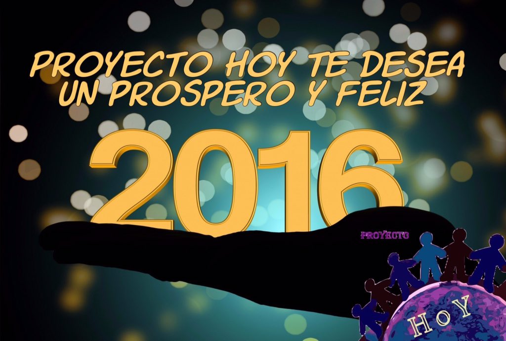 PROYECTOHOY's tweet image. Proyecto HOY te desea un feliz Año Nuevo