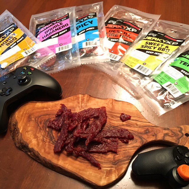 JerkyXP's tweet image. #RT and #Follow @JackTheCEO and @JerkyXP for a chance to win a JerkyXP variety pack! Winner picked at 2015 retweets!