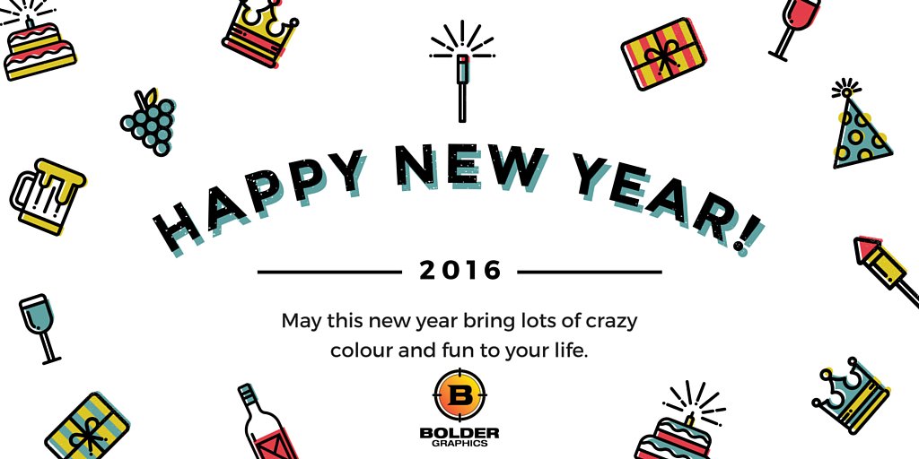 BolderGraphics's tweet image. We hope you all had a colourful Holidays and your New Year is filled with abundance and light.