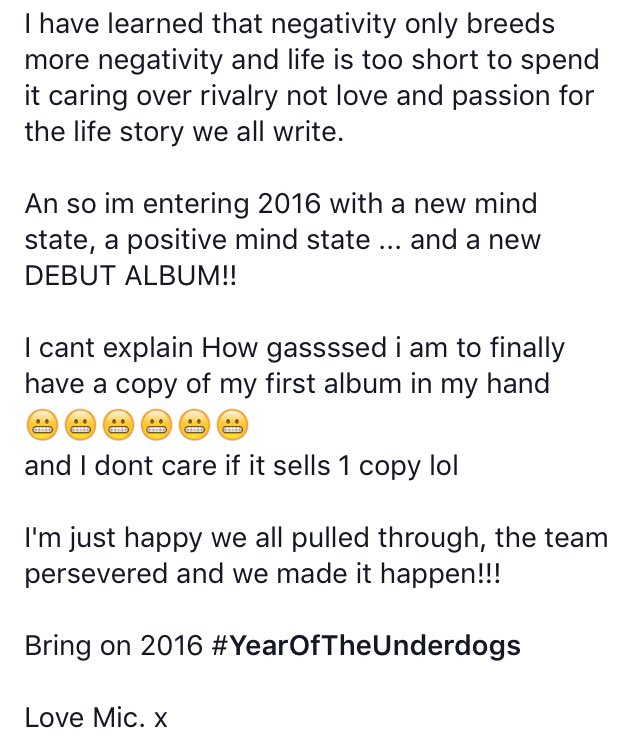 MicRighteous's tweet image. New years message x