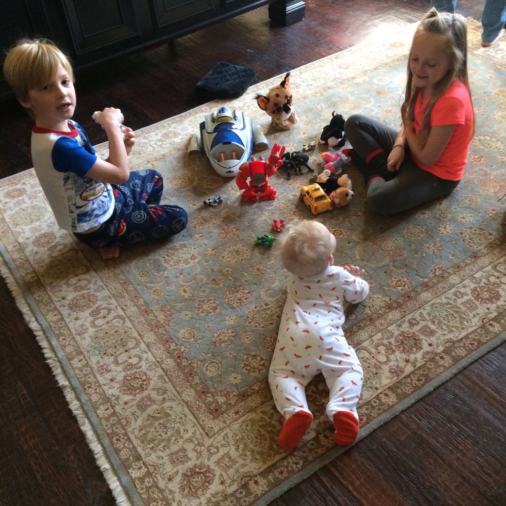 michkerr's tweet photo. "You can't say the S word." "Stupid?" "No. Son of a bitch." #playtime https://t.co/7f8OGQYXpi