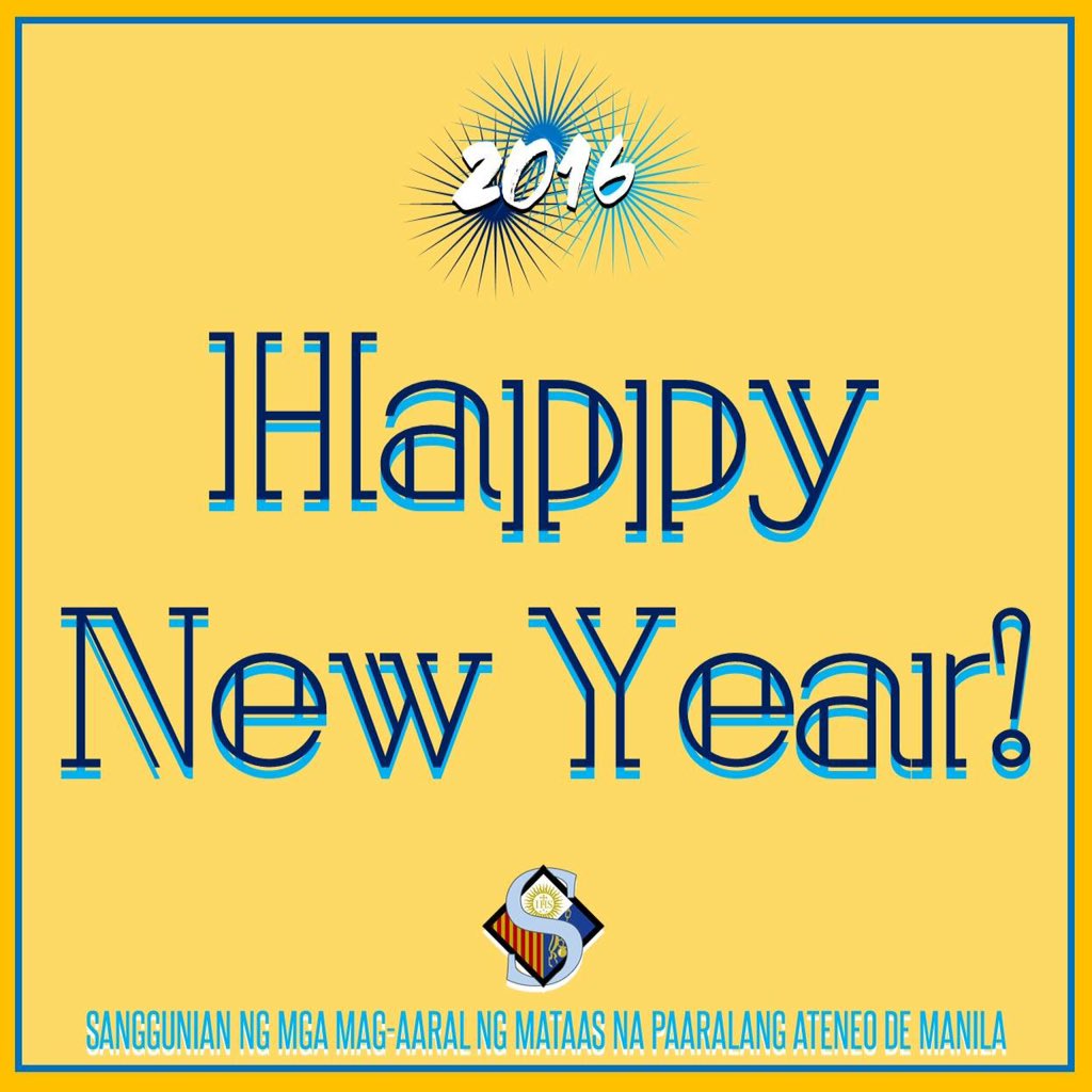AHSSanggu's tweet photo. Happy New Year guys!!! New year, new chances. Let's start the year right! 🎉💫 https://t.co/BD4Nv9dmHp