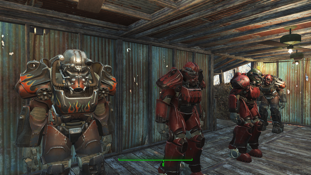 1old_gamer_dude's tweet photo. #WastelandResolution #Fallout4 Complete projects started before new ones. Finally finished my Power Armor Garage. https://t.co/7ScgnOx63z